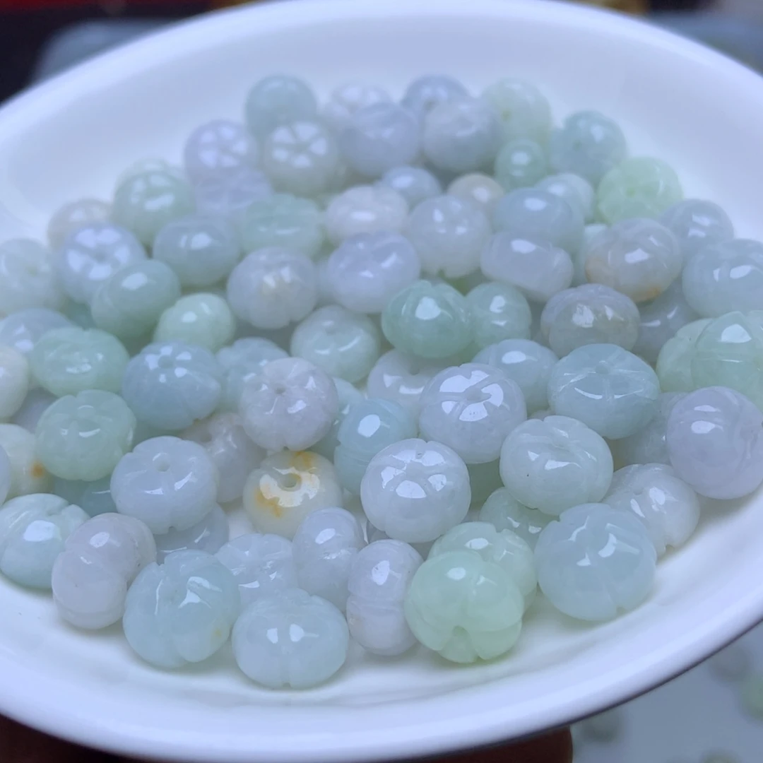 未镶嵌手链翡翠卡6乘9冰南瓜30个