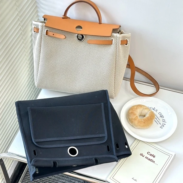 95新 Hermes/爱马仕 herbag31米粽配色（有替换袋）