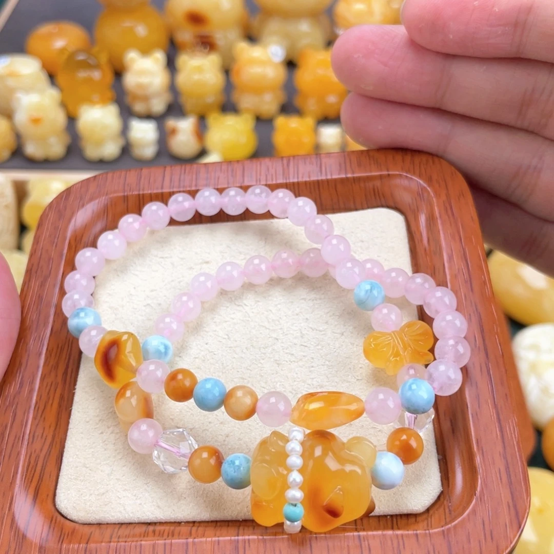 裸石琥珀未镶嵌蜜蜡