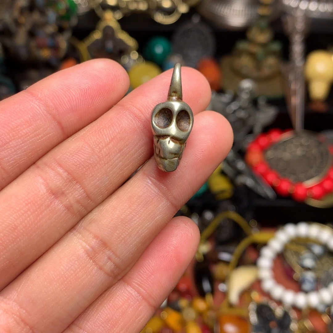 泥塑藏传文玩。小配饰。