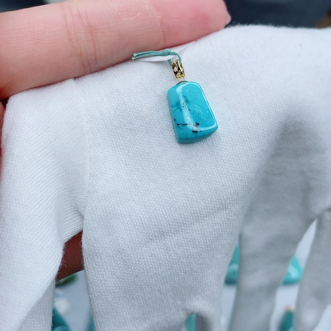 绿松石18K金镶嵌绿松石