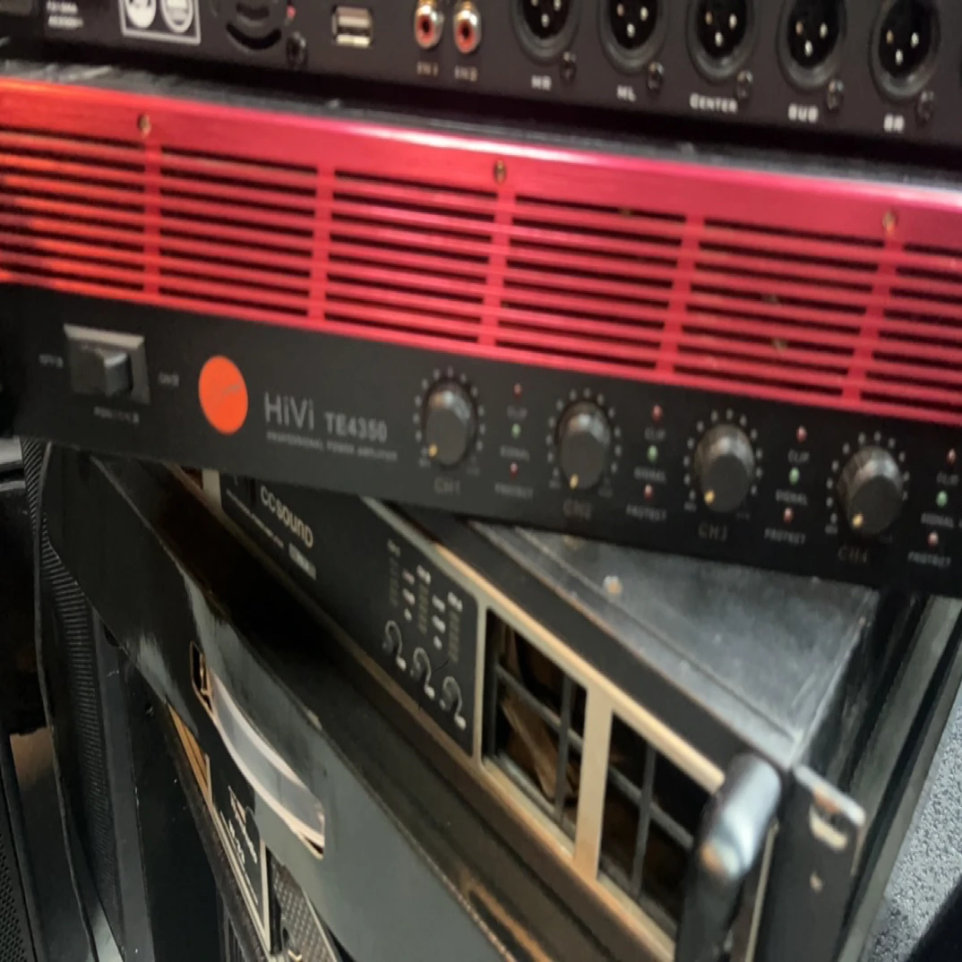 TE4350四通道舞台功放音箱专业大功率功放机一台，直播间，包邮