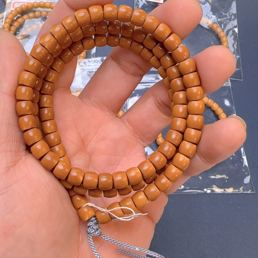 橄榄核手串壹****玩核尖直切尺寸6.7