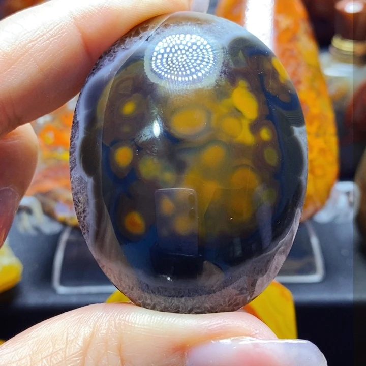 玛瑙/玉髓吊坠(不含链)未镶嵌用***1