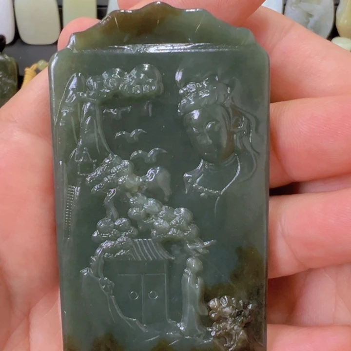 吊坠(不含链)未镶嵌和田玉