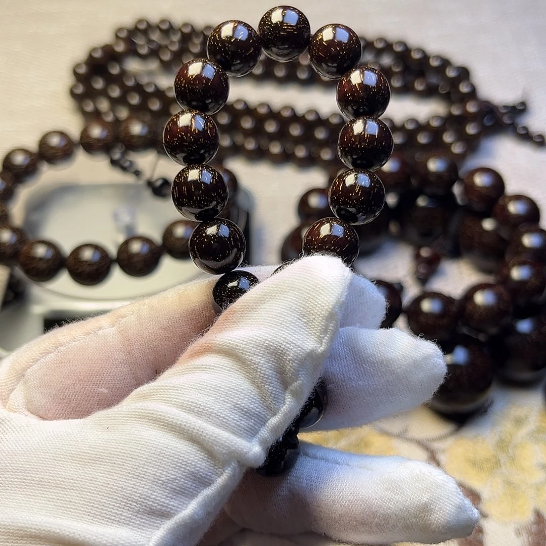 云***泥檀香紫檀（小叶紫檀）1.0 14颗满星