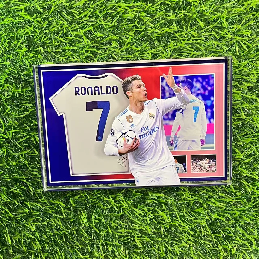 【球星】二创亚克力高透水晶摆台15X10X1.5cm周边