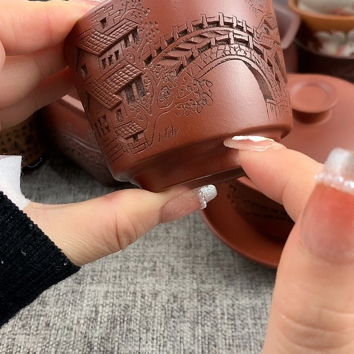 紫砂茶杯高端主人杯