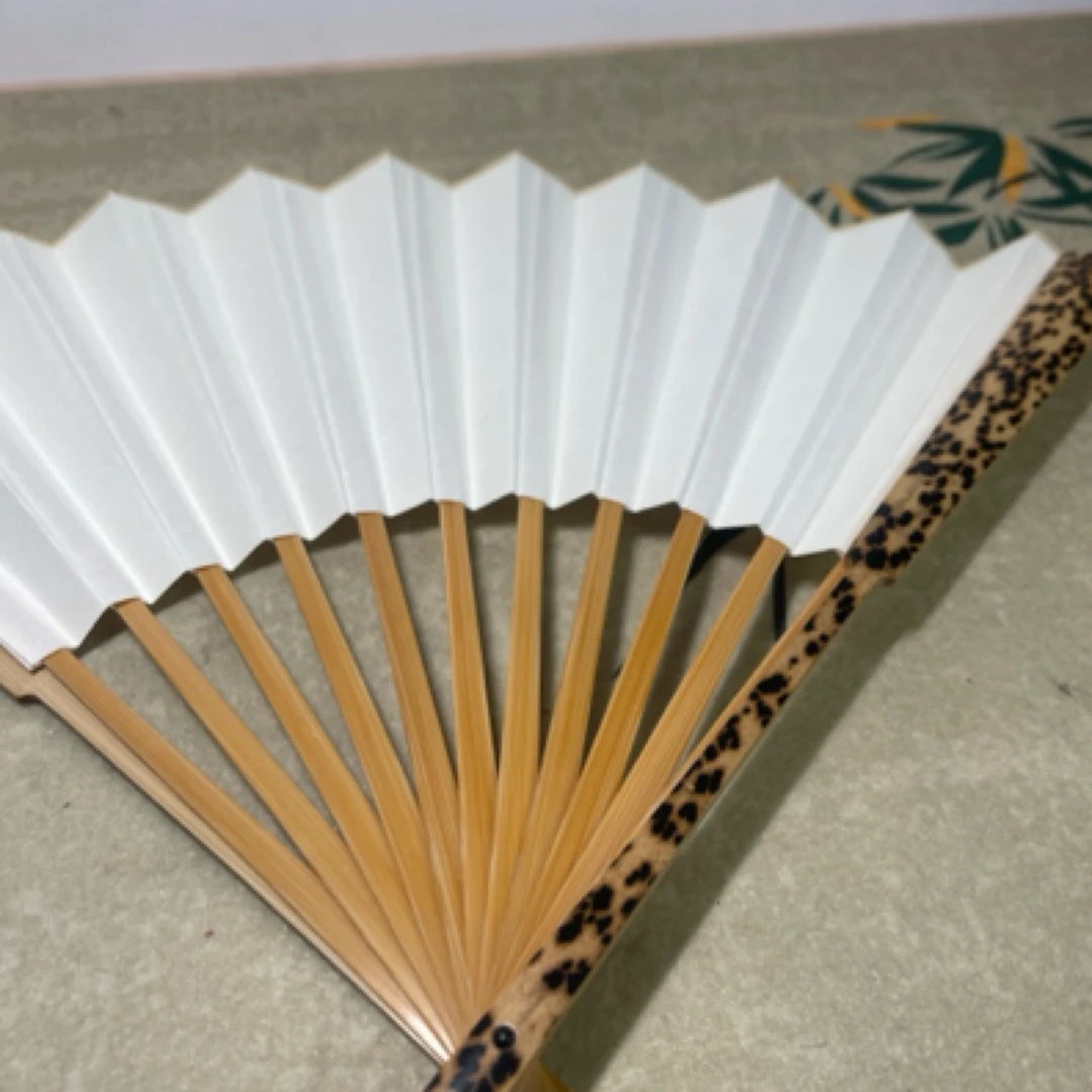 大师工芝麻竹大铲子文玩折扇