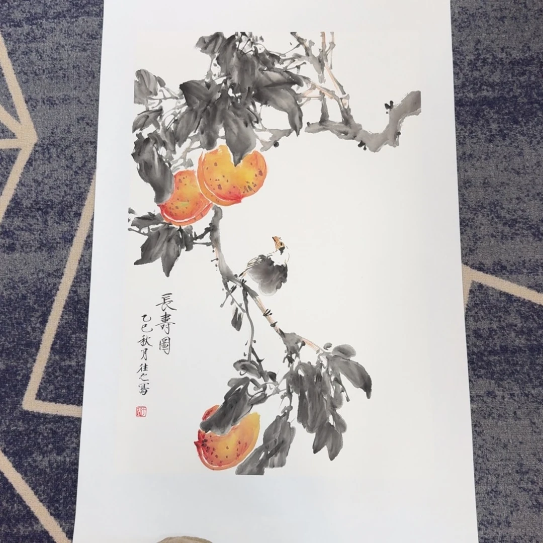 国画国画作品山水花鸟