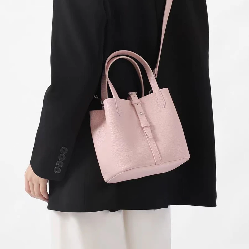 复古手提包包女百搭女士小众时尚水桶包1817+LD