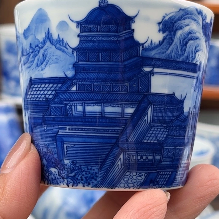 瓷片一笔一墨叩玉山房