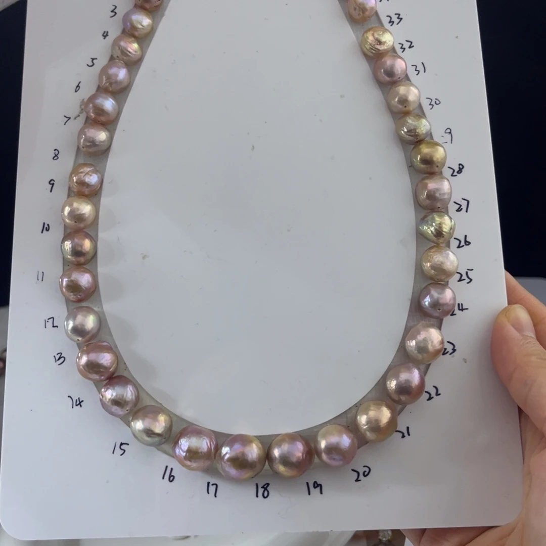 银S925镶嵌手绳淡水珍珠