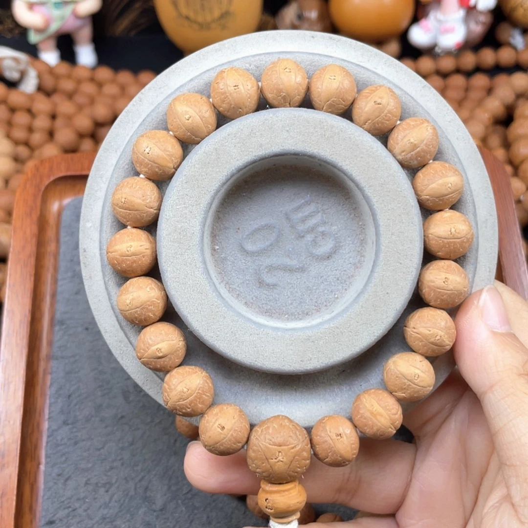 凤眼菩提手串L200-K15凤眼菩提大12+同树黄皮