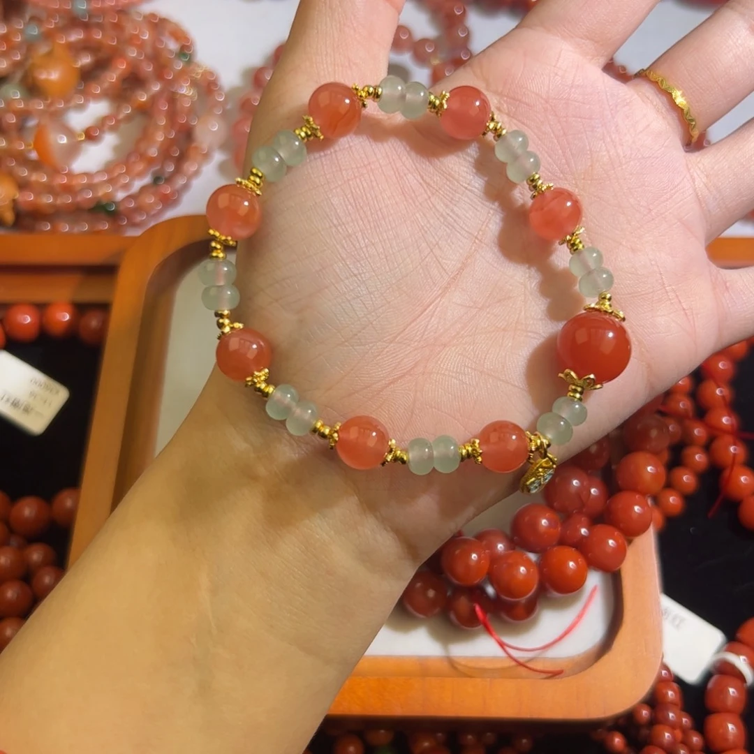 手串未镶嵌南红玛瑙9mm