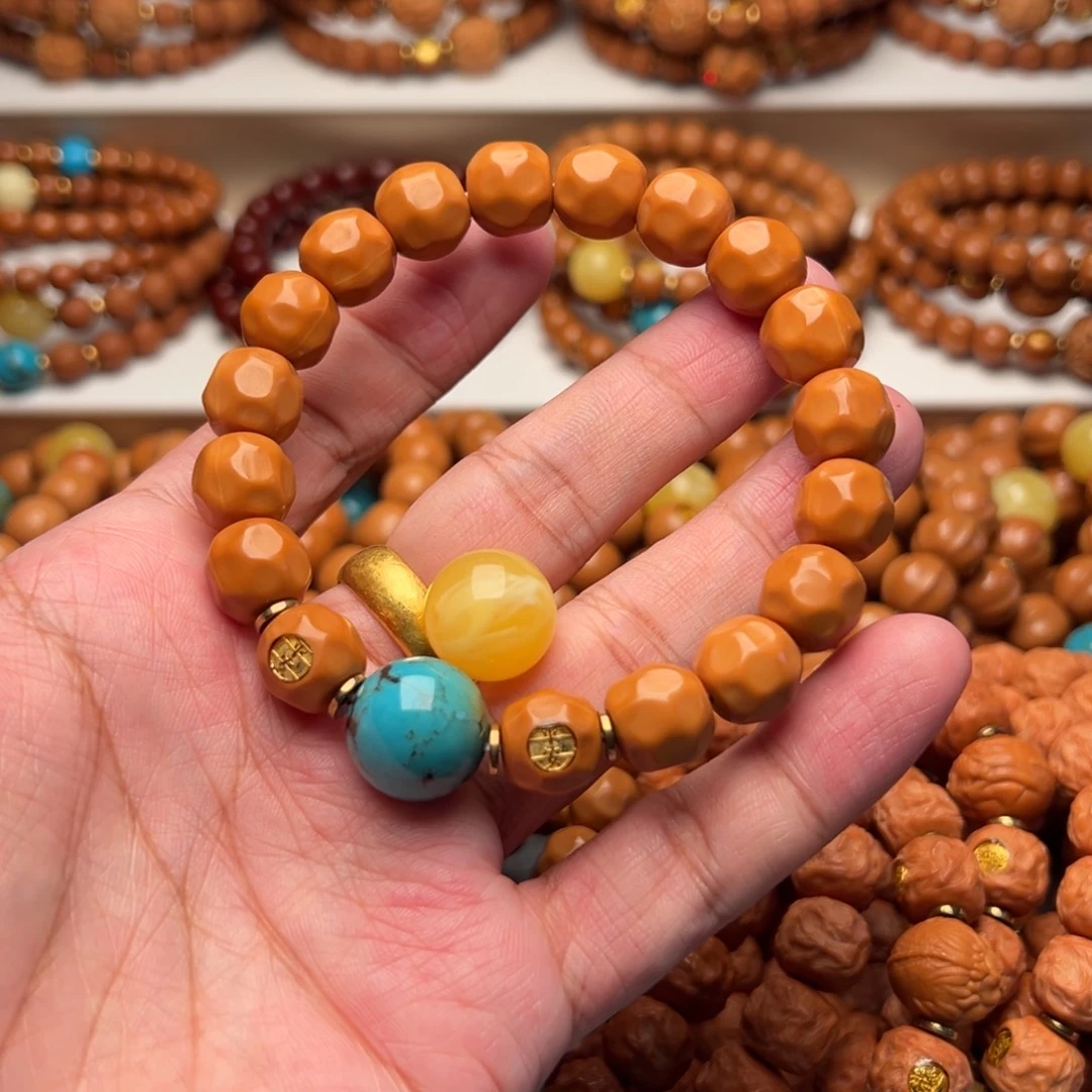 醒***醒猴头核桃手串奶酪