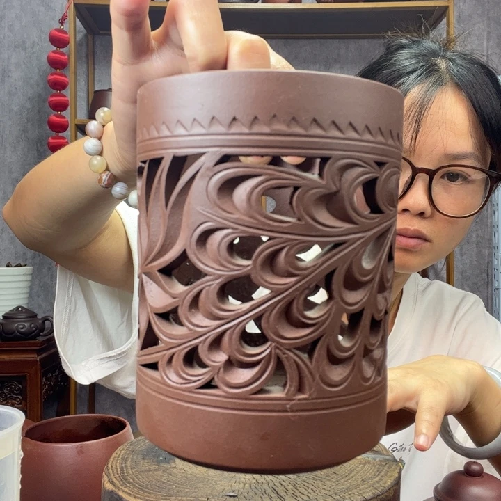 茶杯紫砂原矿紫砂杯
