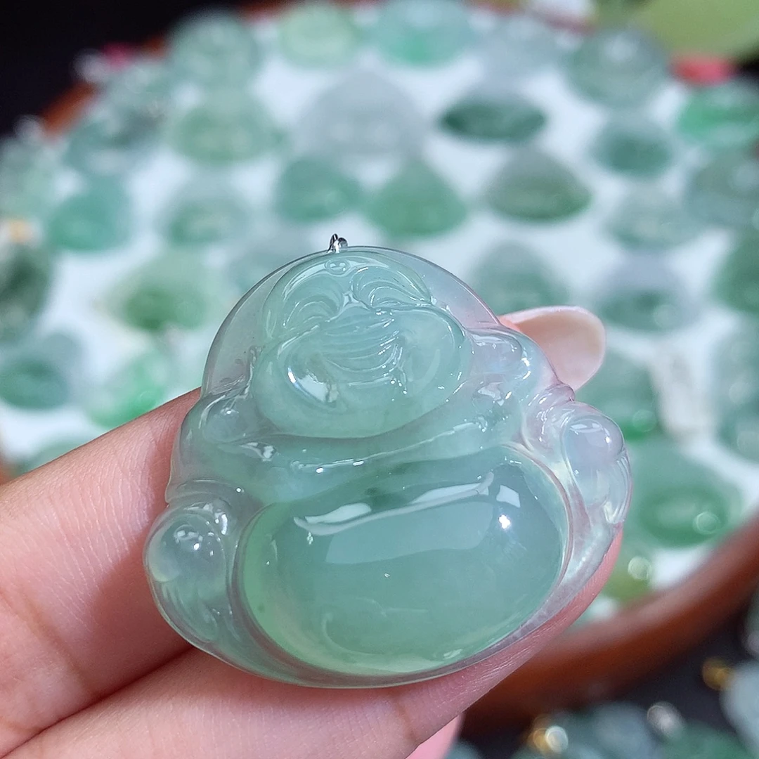 颈饰未镶嵌翡翠佛公