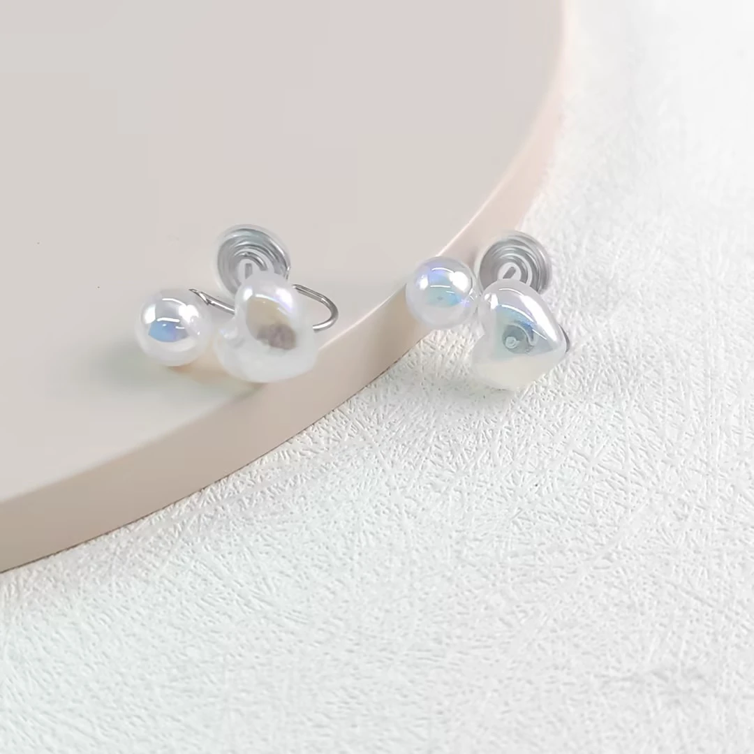 XUPING/旭平首饰 不锈钢仿珍珠耳饰 春日焕新耳夹 GDM T001065709