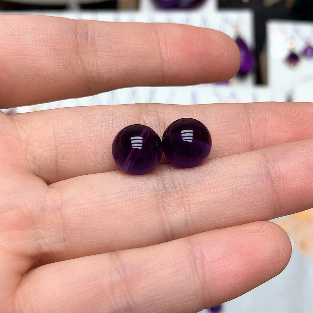 M***a紫晶珠宝半成品未镶嵌L 不退换