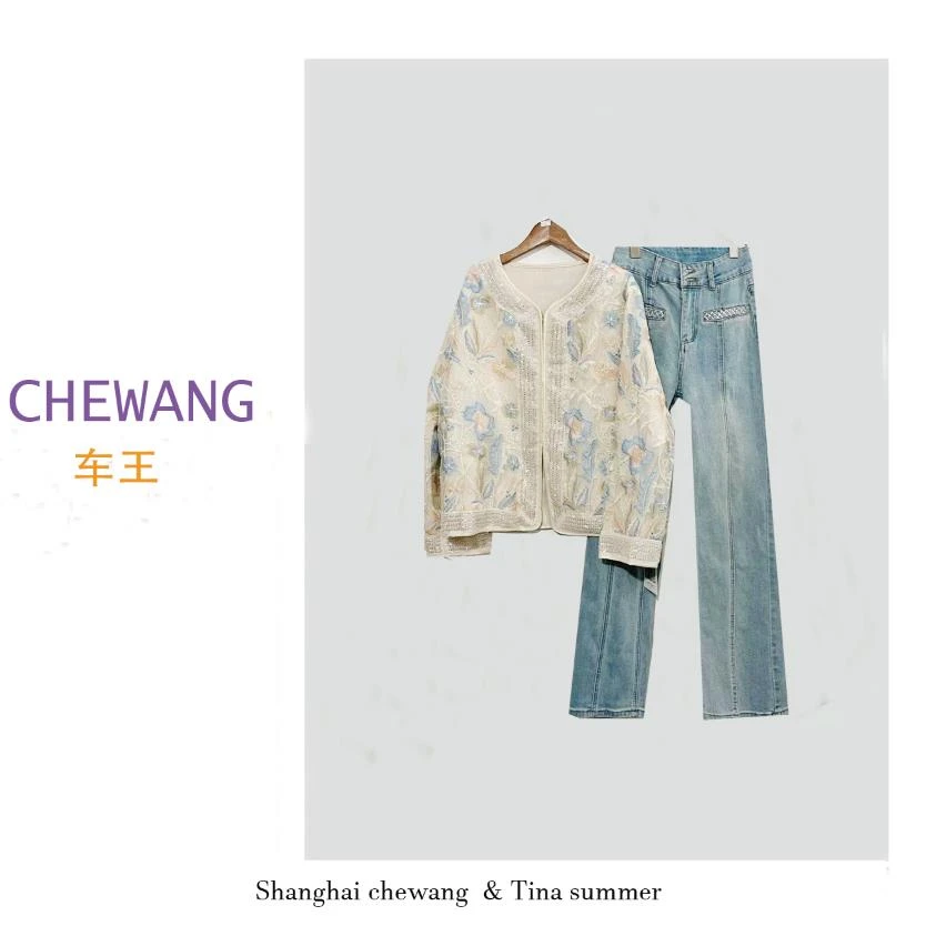 【套装】春夏季高档新款套装春装设计感时装女装服装9354[ES]J