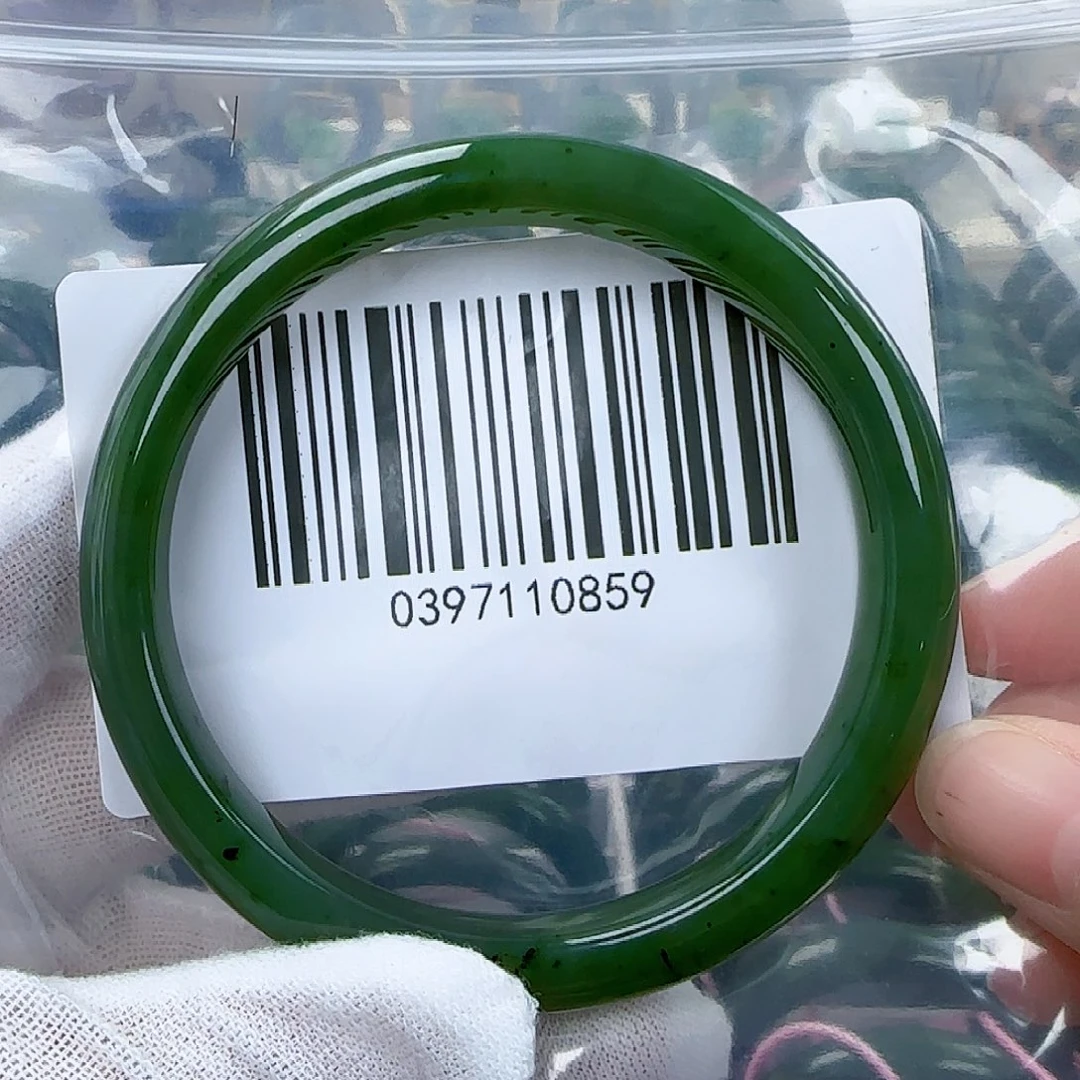 和田玉（碧玉）手镯未镶嵌6162