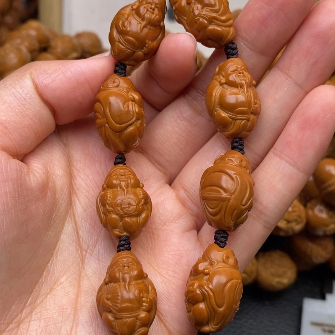 吊坠橄榄核小财神