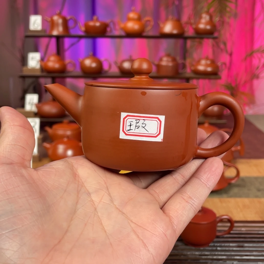 紫砂茶壶超薄汉瓦140cc微瑕