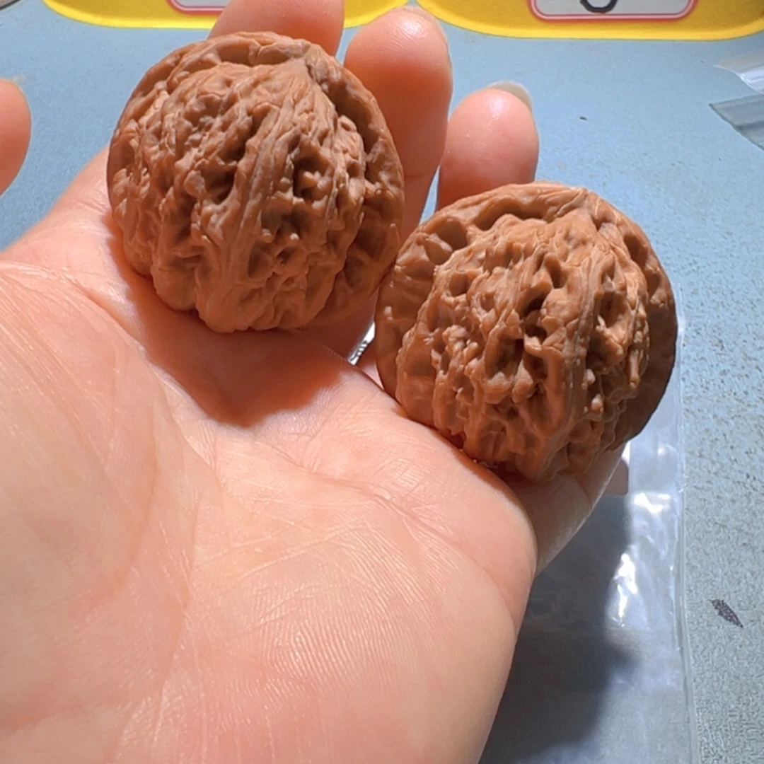 把件文玩核桃三角白41.5