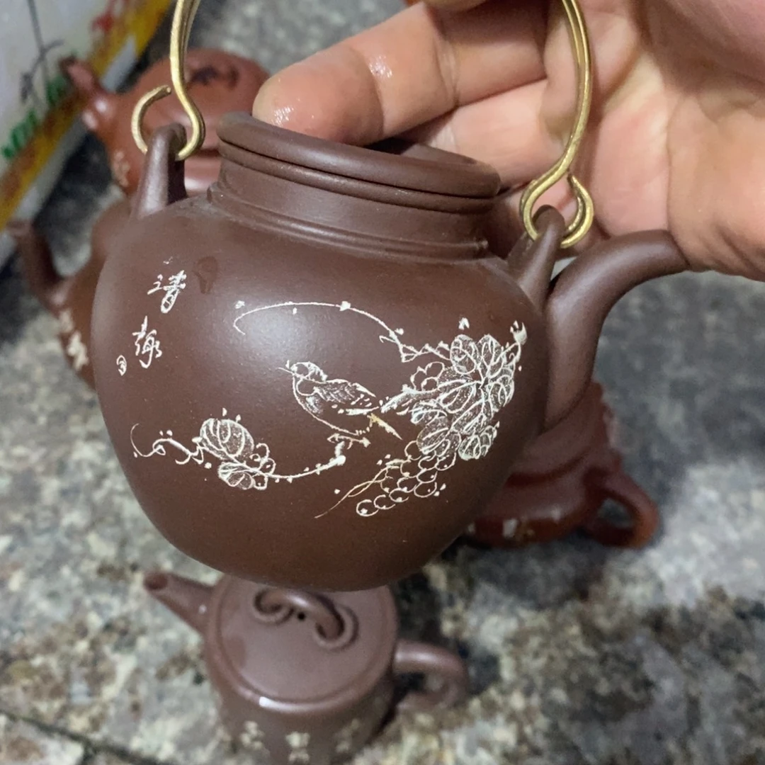 粤***o茶壶紫砂卡白高提梁