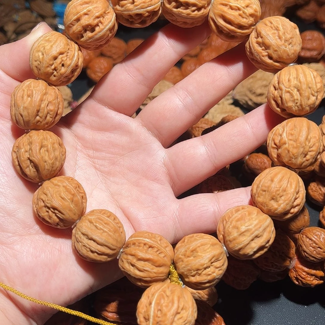 手串文玩核桃白茶八棱22