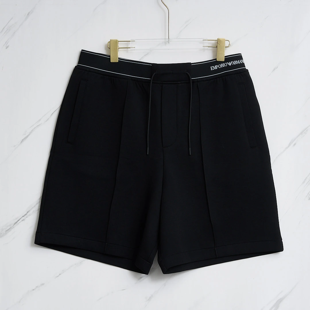 全新未使用 EMPORIO ARMANI/乔治·阿玛尼 男士刺绣短裤/AMBP00363