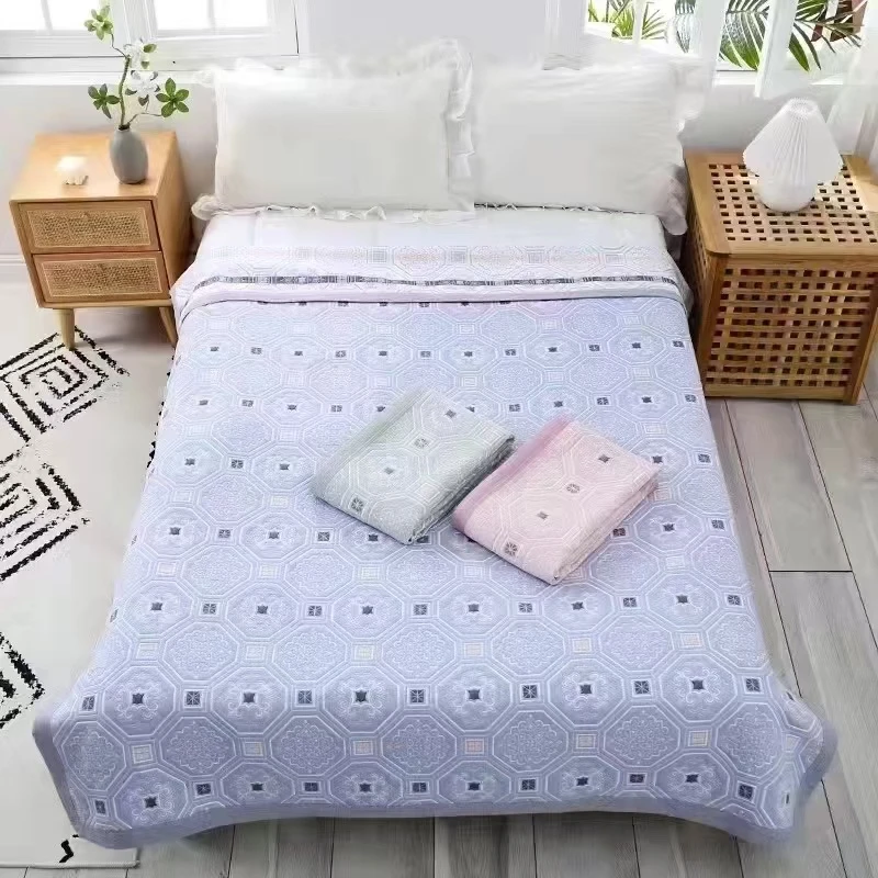 200x230多层纯棉纱布软凉席.四季通用