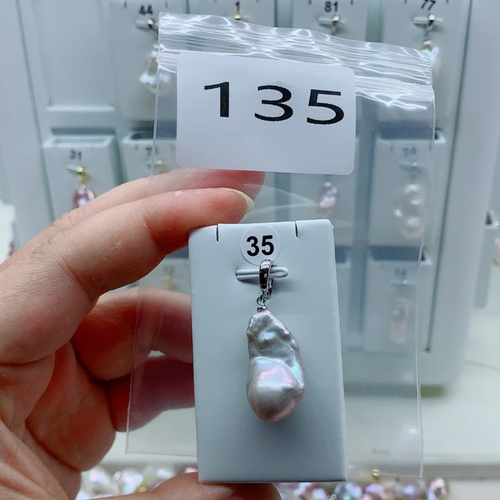 吊坠(不含链)合金淡水珍珠