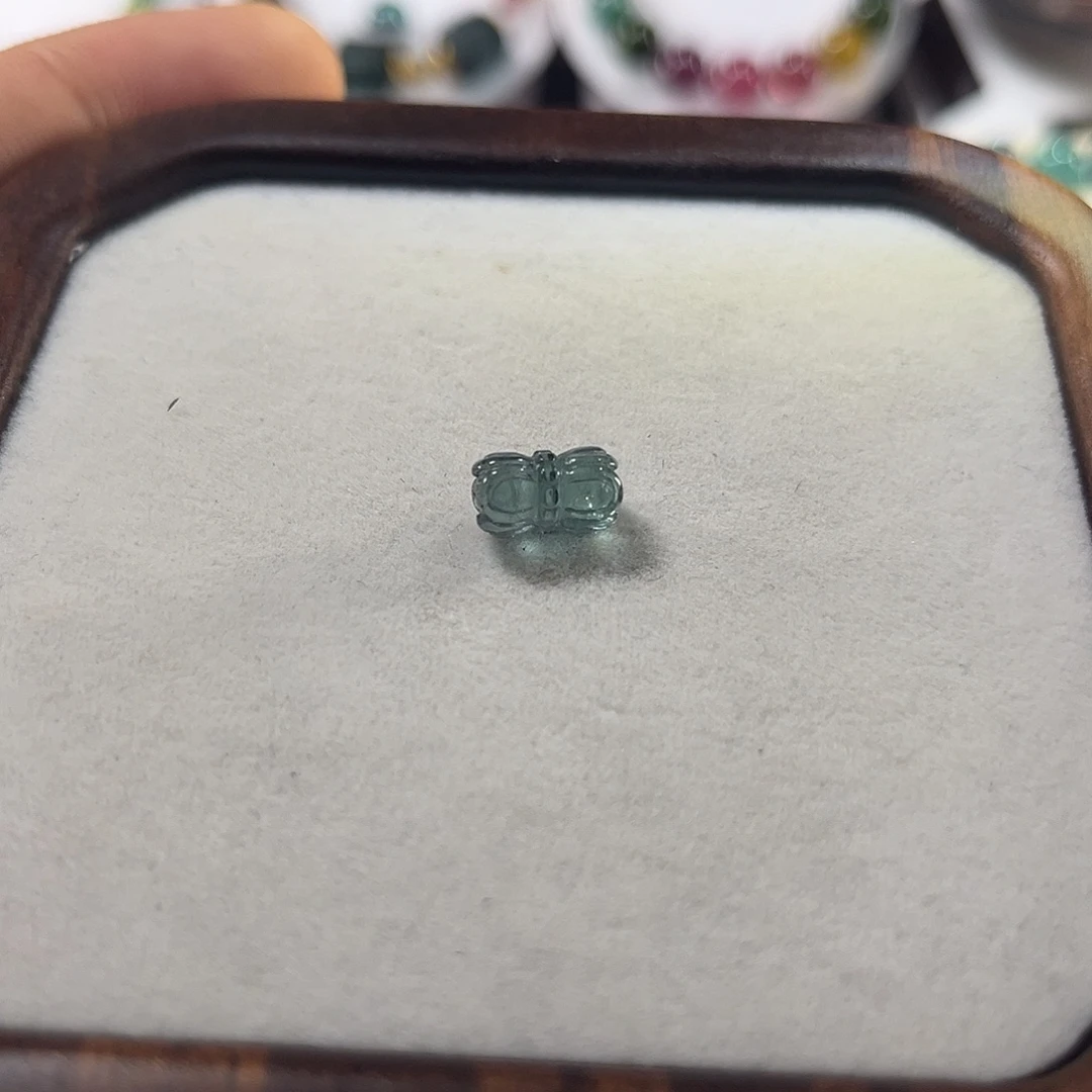 定制碧玺未镶嵌碧玺莲花珠