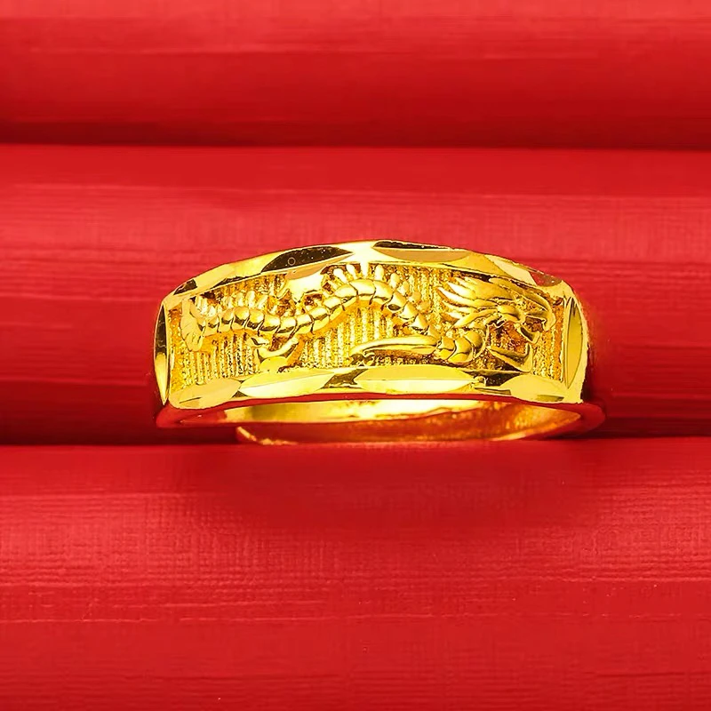 合金戒指 合金戒指 2025新款限定飞龙戒指情侣经典时尚气质古法精