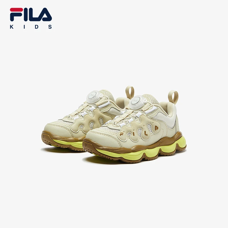 【小童豌豆鞋】FILA斐乐儿童鞋春夏保暖休闲复古运动鞋K14B441201F