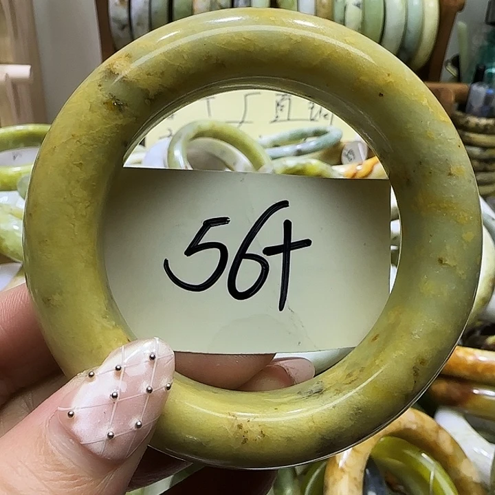 透闪石-蛇纹石玉未镶嵌手镯