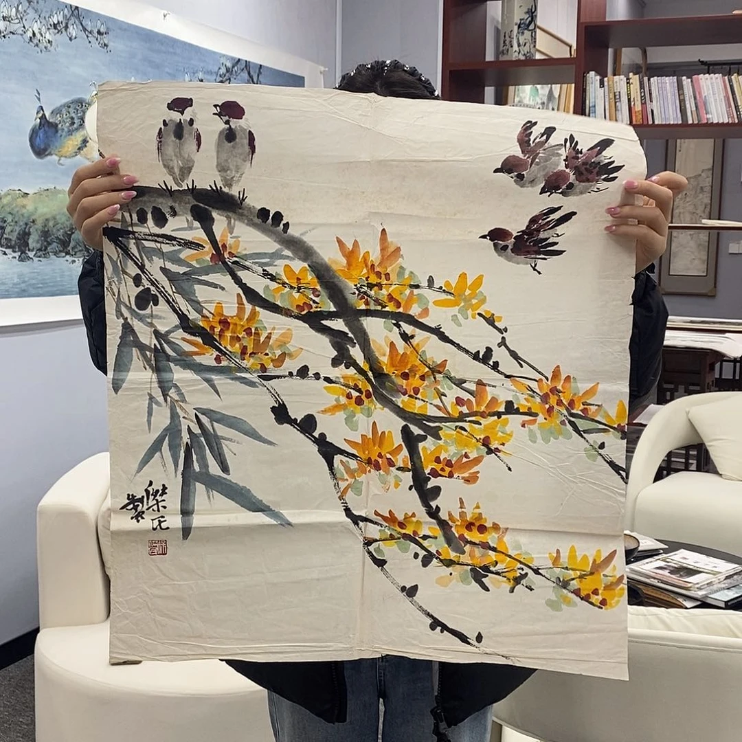 国画徐杰民四尺斗方精品佳作