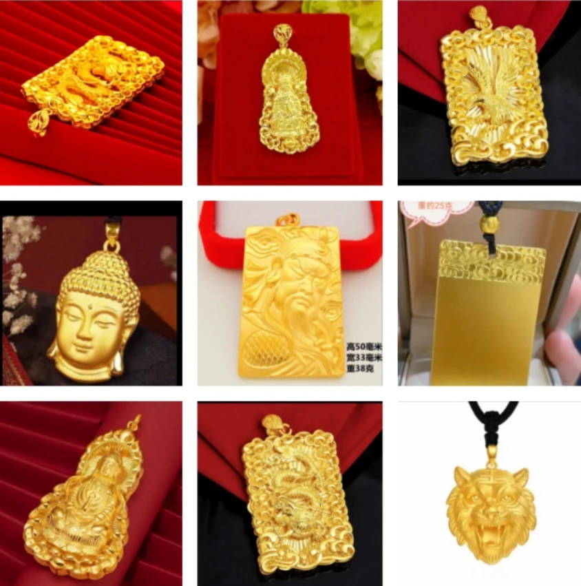 合金项链 （抖音好物）轻奢百搭休闲时尚多款吊牌吊坠饰品