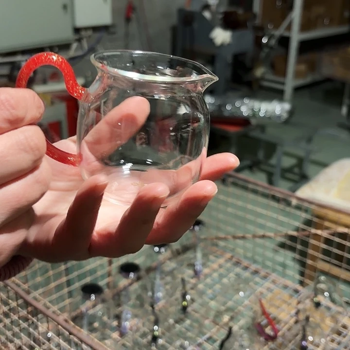 无盖款高硼硅玻璃美满红金