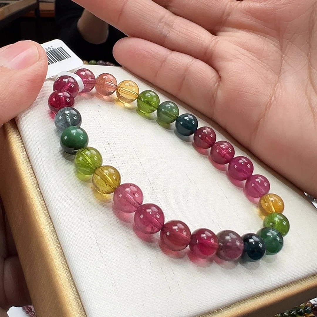 碧玺手串未镶嵌7.5mmmmmmmm