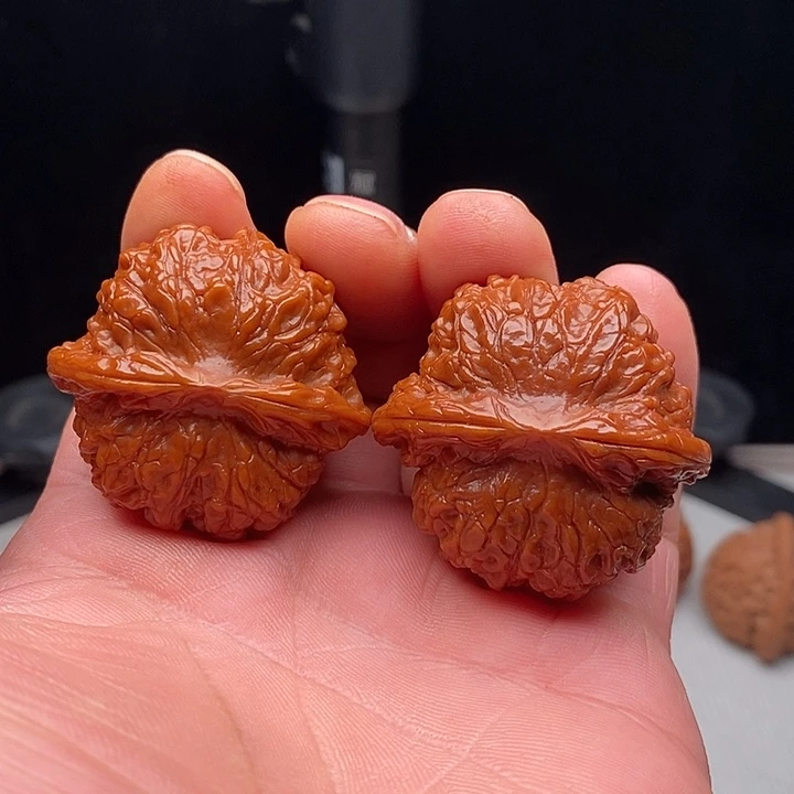 把件文玩核桃41尺血麒麟