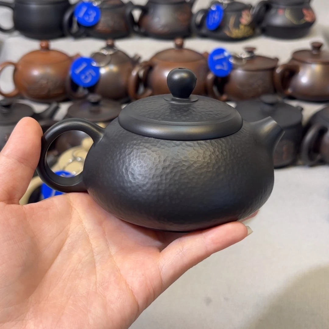 【闪购商品】红泥 锤纹壶 容量 180c c