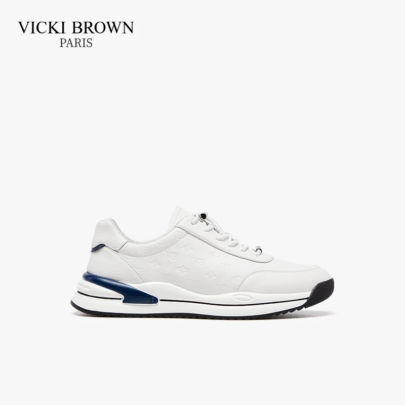 法国VICKI BROWN 时尚印花百搭男士休闲鞋男鞋运动鞋VBZC96037