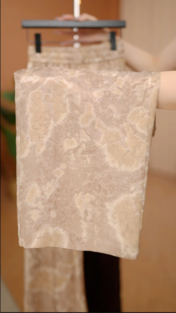 麒麟夏季新中式简约百搭直筒裤（XH23/严选/晴/俊）