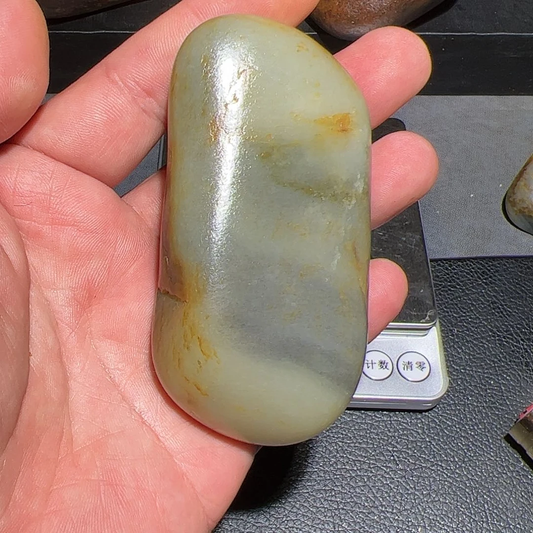 和田玉挂件未镶嵌夜*雨