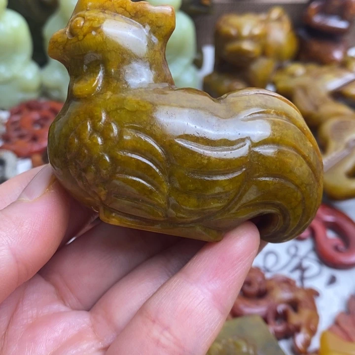未镶嵌蛇纹石玉颈饰112
