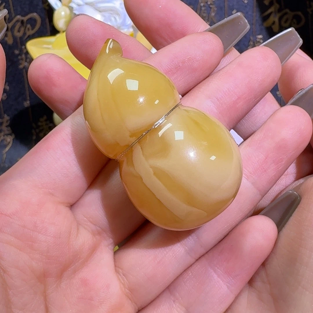 未镶嵌颈饰琥珀tx552葫芦