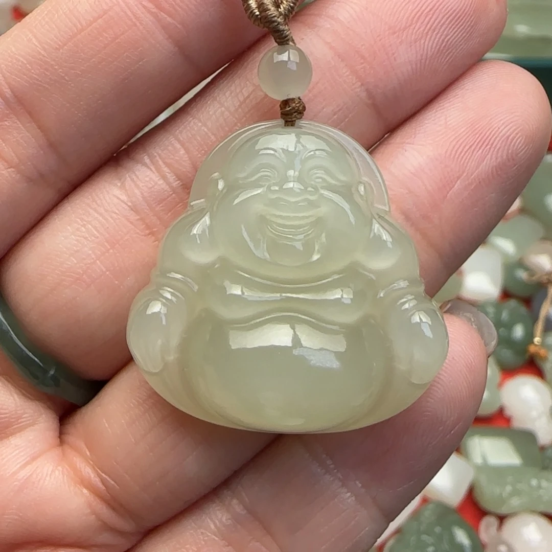 和田玉颈饰未镶嵌烤*